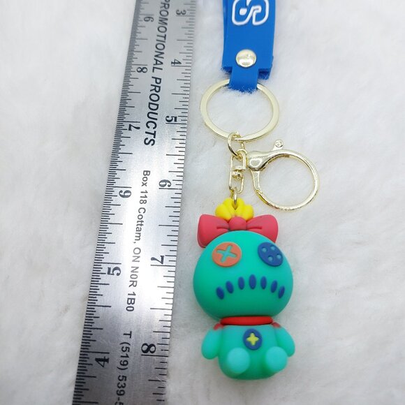 2/$25 Stitch and Scrump keychain wrist strap lanyard with 'Stitch' - Picture 3 of 6